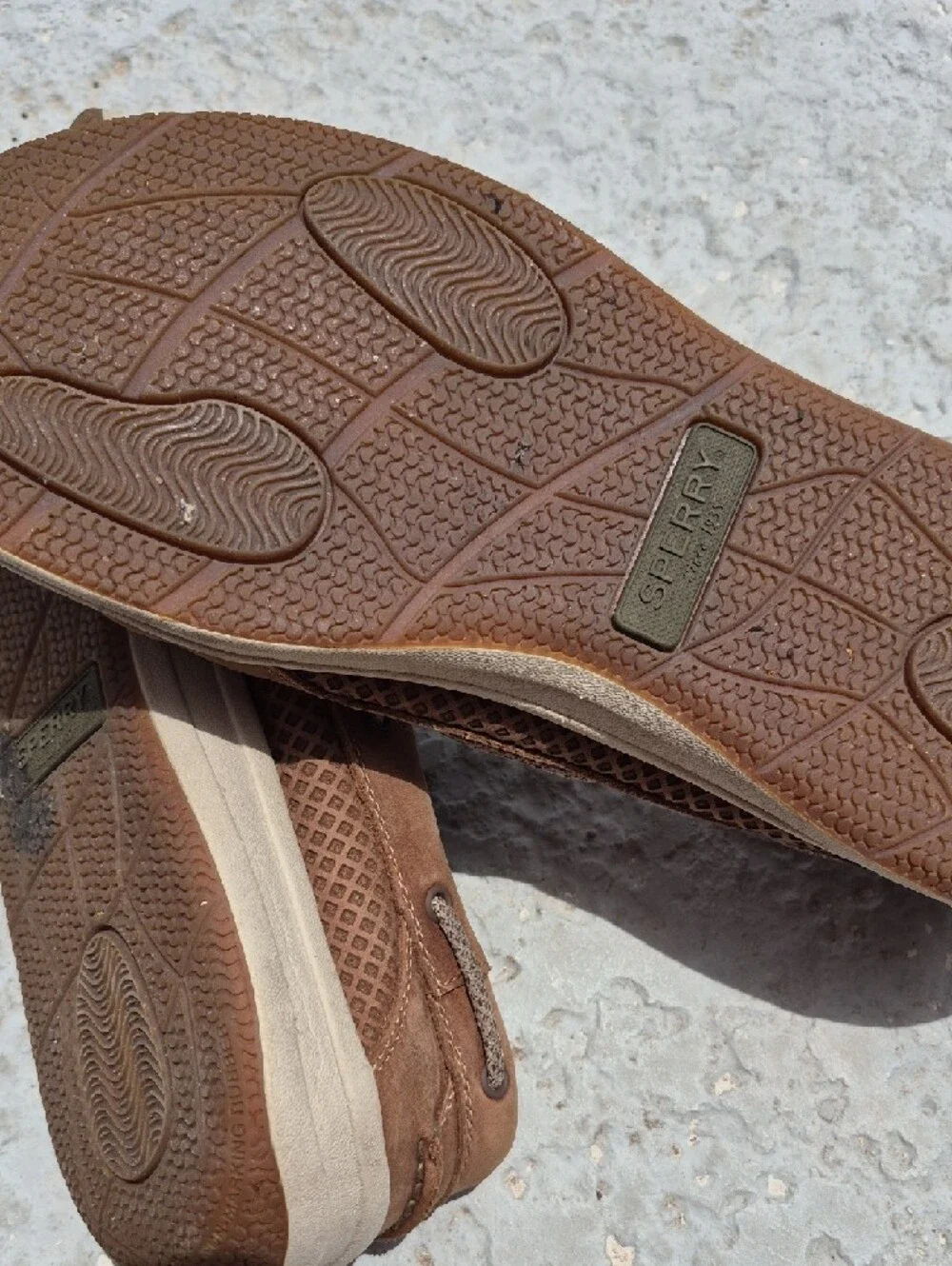 Sperry Men's Casual Brown Leather Boat Shoes